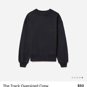 Everlane Track Oversize Crew Hoodie